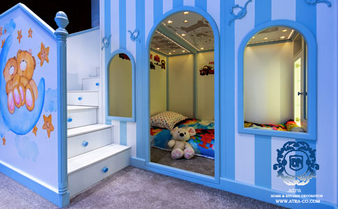 دکوراسیون اتاق کودک و سرویس خواب کودک، گروه طراحی دکوراسیون داخلی آترا مشهد